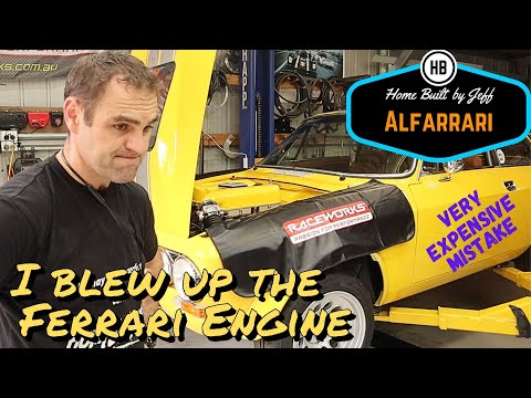 I blew up the Ferrari engine...- Ferrari engined Alfa 105 Alfarrari build part 210
