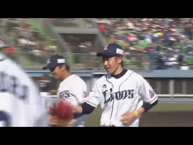 【練習試合】ライオンズのルーキー・伊藤が満塁の場面で登板し、見事無失点で切り抜けた!!