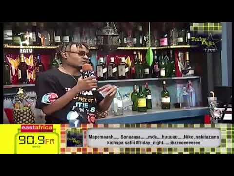 Moni Centrozone Akiwazungumzia Rotten Blood kwenye Friday Night Live Ya East Africa Tv