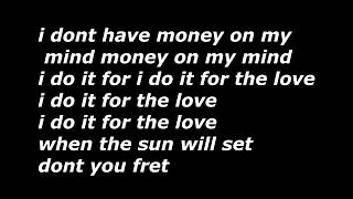 sam smith money on my mind(lyrics)