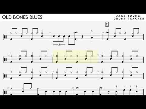 How to Play Old Bones Blues on Drums - Rockschool grade 3