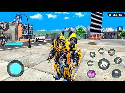 Bumblebee jet robot car transformation Multiple Car Games #9 - Android Gameplay
