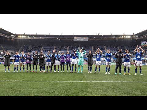Racing-AC Ajaccio (3-1) : la joie sur la pelouse de la Meinau