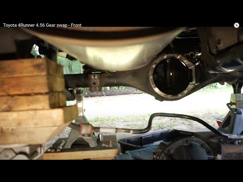 Toyota 4Runner 4.56 Gear swap - Rear