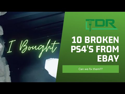 I bought 10 Broken PS4s from eBay. Can I Fix them?