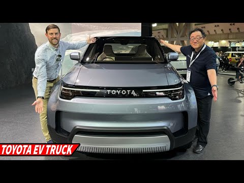 Thumbnail for *HANDS ON* Toyota's New EV Pickup Truck and Land Cruiser are entering Uncharted Electrified Waters by Mid-size, Toyota Land Cruiser, Wheelbase, Toyota, Toyota NEW, Unibody, Pickup truck, SUV, Pick-up truck, video, Toyota Tj Cruiser, Toyota Pickup EV, Car, Toyota FJ Cruiser, Truck, vide, Toyota RiN, Toyota Land Cruiser Se