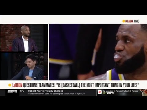 High Noon 02/25 LeBRON QUESTIONS TEAMMATES: IS [BASKETBALL] THE MOST IMPORTANT THING IN YOUR LIFE?