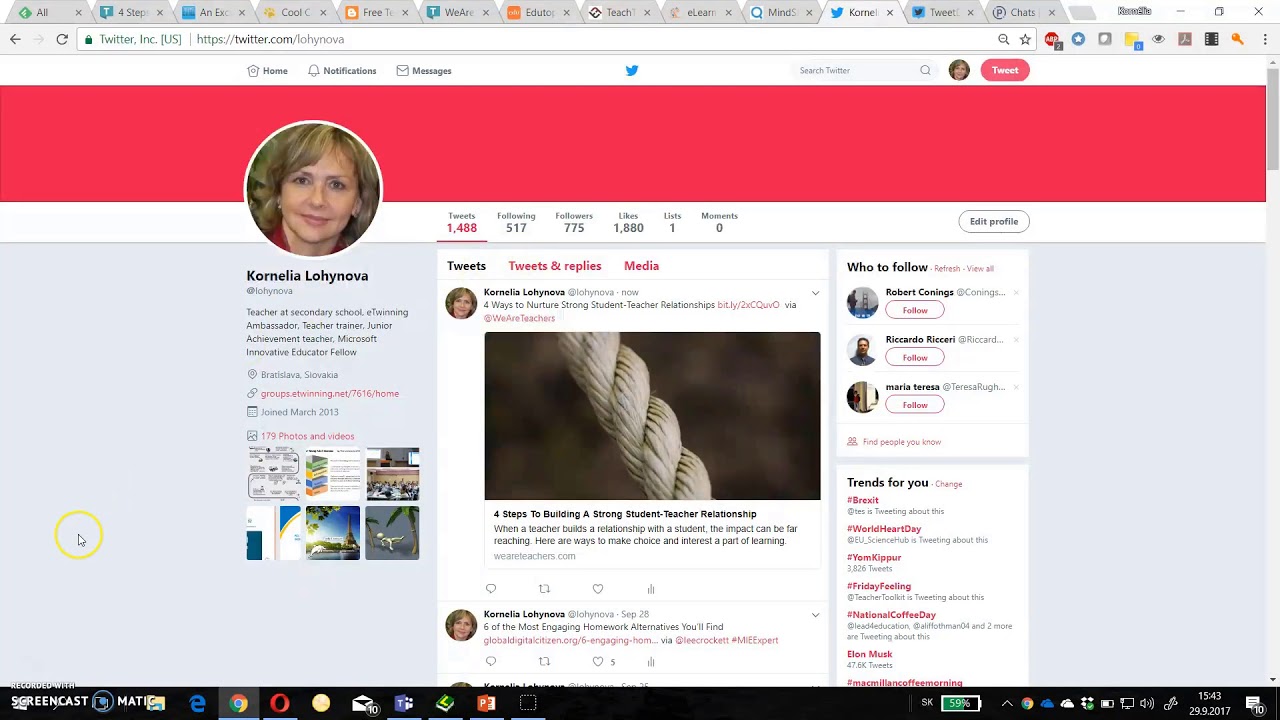 Building Your Personal Learning Network - Twitter