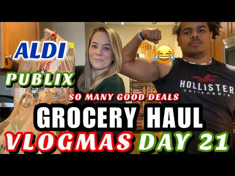 PUBLIX & ALDI GROCERY HAUL ITEMS FOR CHRISTMAS...