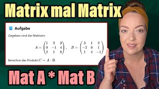 Matrix times matrix: This is how the matrix multiplication cross works!