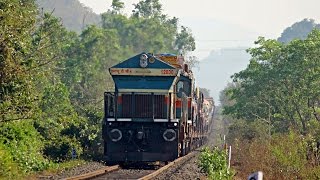 preview picture of video 'Trucks Over A Train - The Konkan Magic!'