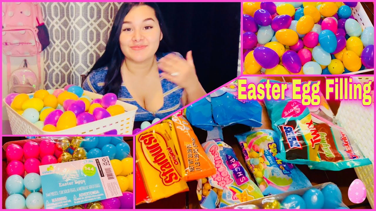 FILLING EASTER EGGS WITH CANDY | WHATS IN MY KIDS EASTER EGGS 2022!