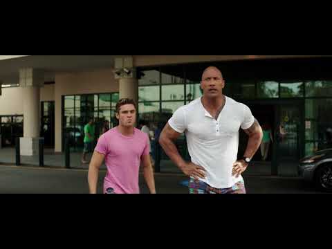 Chasing Bad Guys Scene - Baywatch 2017 1080p
