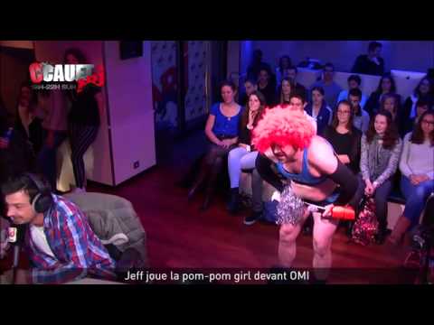 Jeff joue la pom-pom girl devant OMI - C’Cauet sur