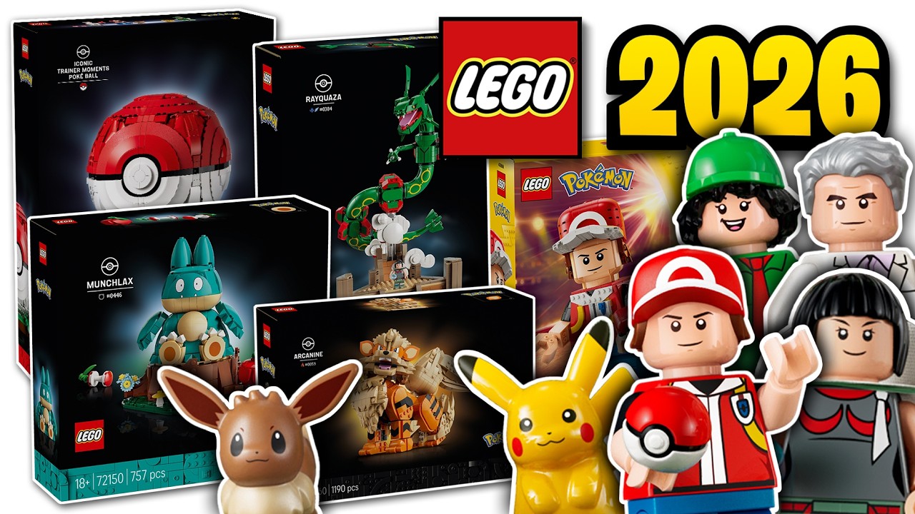 FIRST LEGO Pokemon Sets WITH Minifigures OFFICIALLY Revealed