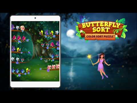 Butterfly Sort - Sort Puzzle Video