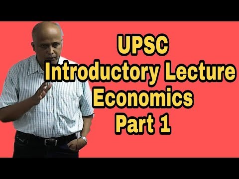 UPSC Economics Introductory Lecture - Bhushan Deshmukh Sir