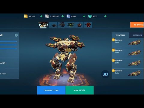 NEW TITAN HEIMDALL AND NEW BETA WEAPON LANTERN! (War Robots Test Server)
