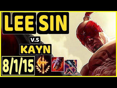 LEE SIN vs KAYN - 8/1/15 KDA JUNGLE GAMEPLAY - EUW Ranked GRANDMASTER