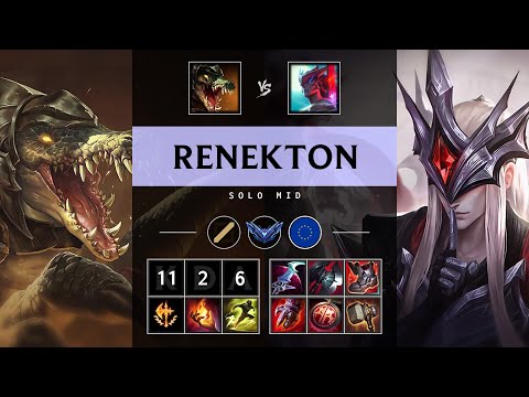 Renekton Mid vs Yone - EUW Diamond Patch 25.20