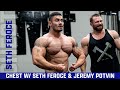 Seth Feroce Chest Training with IFBB Pro Jeremy Potvin