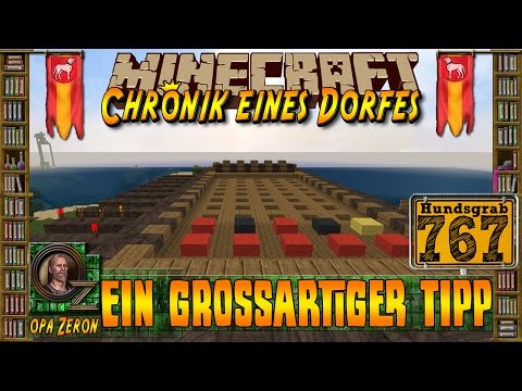 MINECRAFT ZEIT #767 - Chronik eines Dorfes - Ein großartiger Tipp [HD+Deutsch]