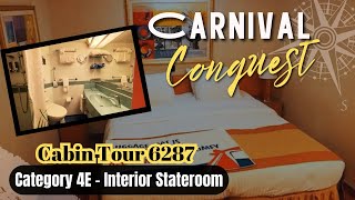 Carnival Conquest | Category 4E - Interior Stateroom Tour