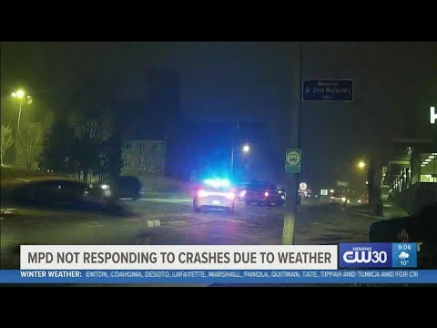 Memphis Police not responding to every crash in the snow under weather policy
