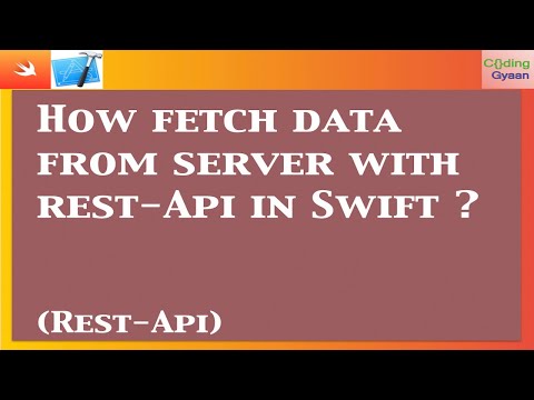 Fetch data from server with restApi (HTTP requests) using URLSession and Codable in Swift  ?