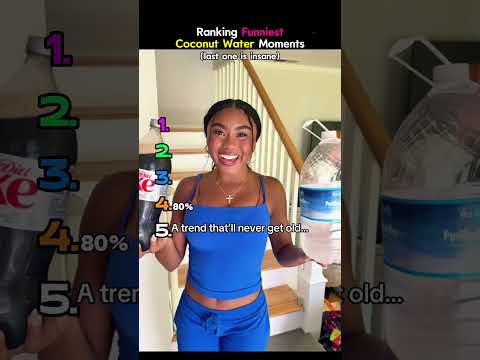 Ranking Coconut Water Accuracy 🥥...#shortsviral #funny