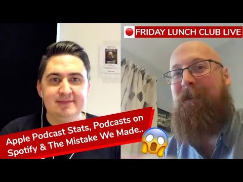 Apple Podcast Stats, Podcasts on Spotify & Why We Completely Re-Branded our "Podcasting Podcast".