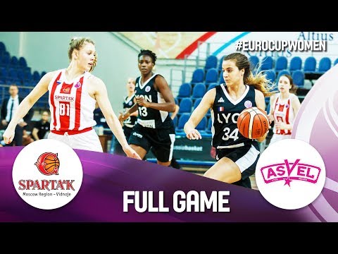 Sparta&k M.R. Vidnoje v Lyon ASVEL Féminin - Full Game - Play-Off Rd. 1 - EuroCup Women 2018-19
