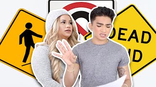 My Sister gets her Drivers PERMIT- Reviewing Rules of the Road