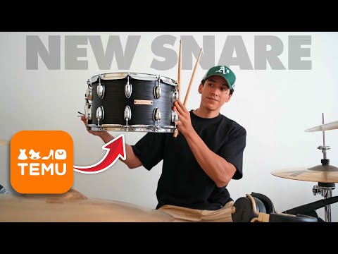 I bought a CHEAP snare drum on TEMU…and it’s not that bad! 