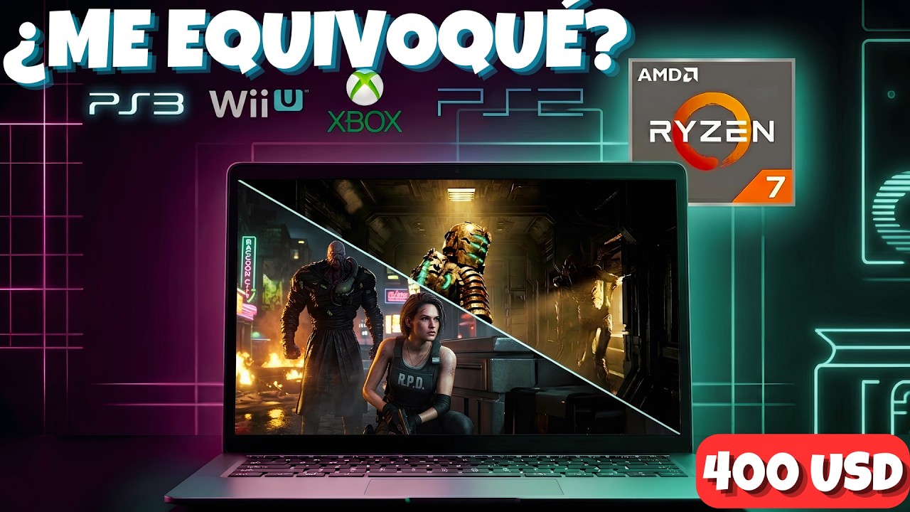🔥No es gamer, pero mira lo que corre esta laptop de $400 USD