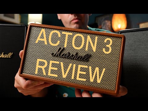 Garso kolonėlė Marshall Acton III Bluetooth Juodos spalvos video