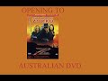 Opening To The Mask Of Zorro Australian DVD