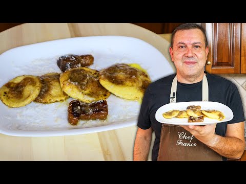 RAVIOLI CON FUNGHI E RICOTTA - La Ricetta FATTA in CASA