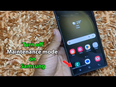 How to exit maintenance mode in samsung phone