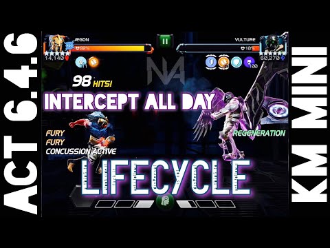 Act 6.4.6 Lifecycle Path - Aegon Ramp Up and Hyperion vs Killmonger Miniboss