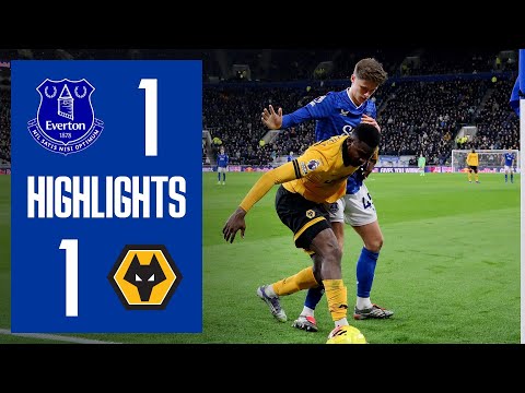 Extended highlights: Everton 1-1 Wolves