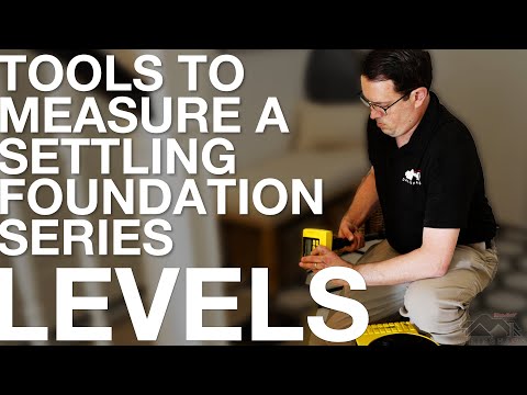 Tools Used To Measure Settling in Foundation Repair || Altimeter versus Laser Level