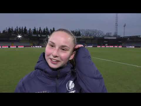 Zarah Taillieu na KVC Westerlo Ladies - KAA Gent Ladies on 01.03.2025