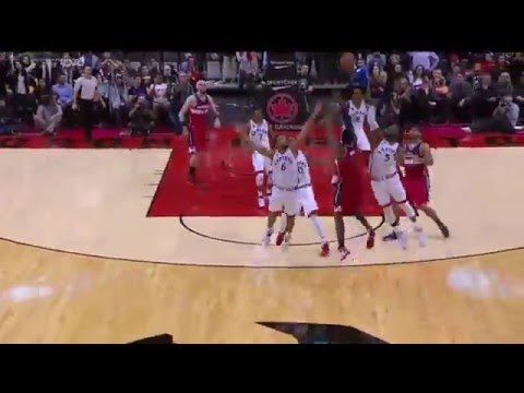 Raptors Highlights: Carroll Denies Wall - December 30, 2015