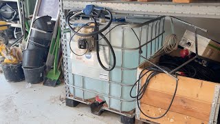 AdBlue-tank IBC - 1000 L med elektrisk pumpe mastlift | Billede 4 - Machineryline