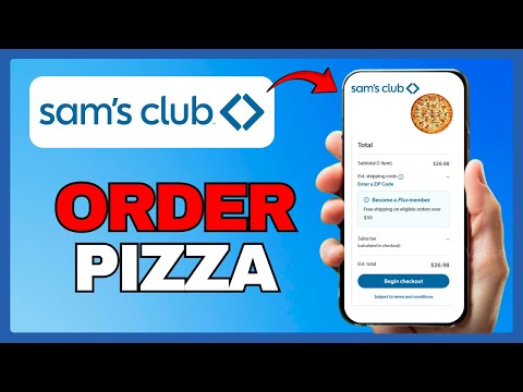 HOW TO ORDER PIZZA ON SAM'S CLUB APP 2025!