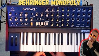 Behringer MONOPOLY un Ottimo Clone! Test e Recensione #behringer #synthesizer #review