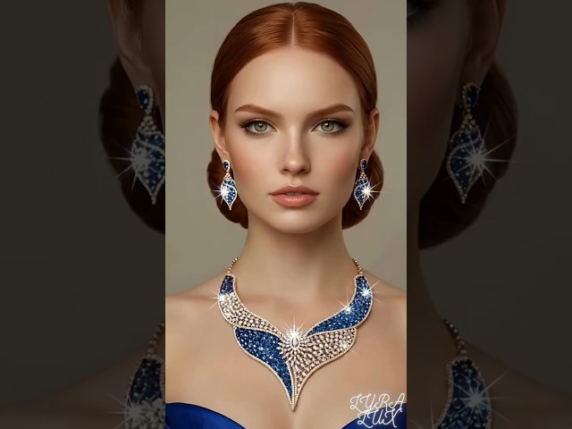 Vídeo relacionado con XFSRG Joyas de Mujer Conjunto Collar y Pendientes Elegante Diseño Vintage para Ocasiones Especiales (Nero)