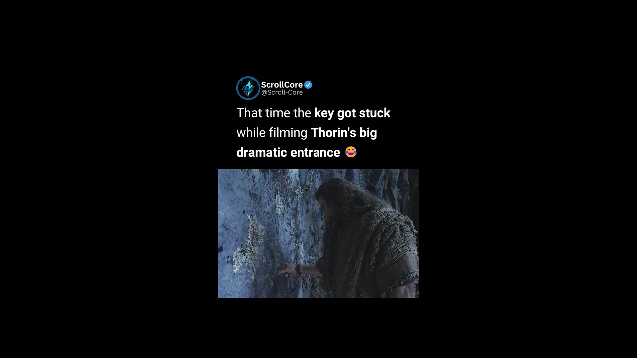 In The Hobbit (2013), the door to Erebor wouldn't actually open during filming.