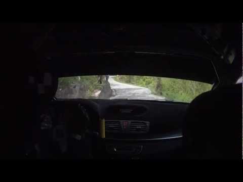 CameraCar Rally Valle d'Aosta 2012 Chiomio - Sesia Renault Megane N4 - In soccorso Crash Gasperetti